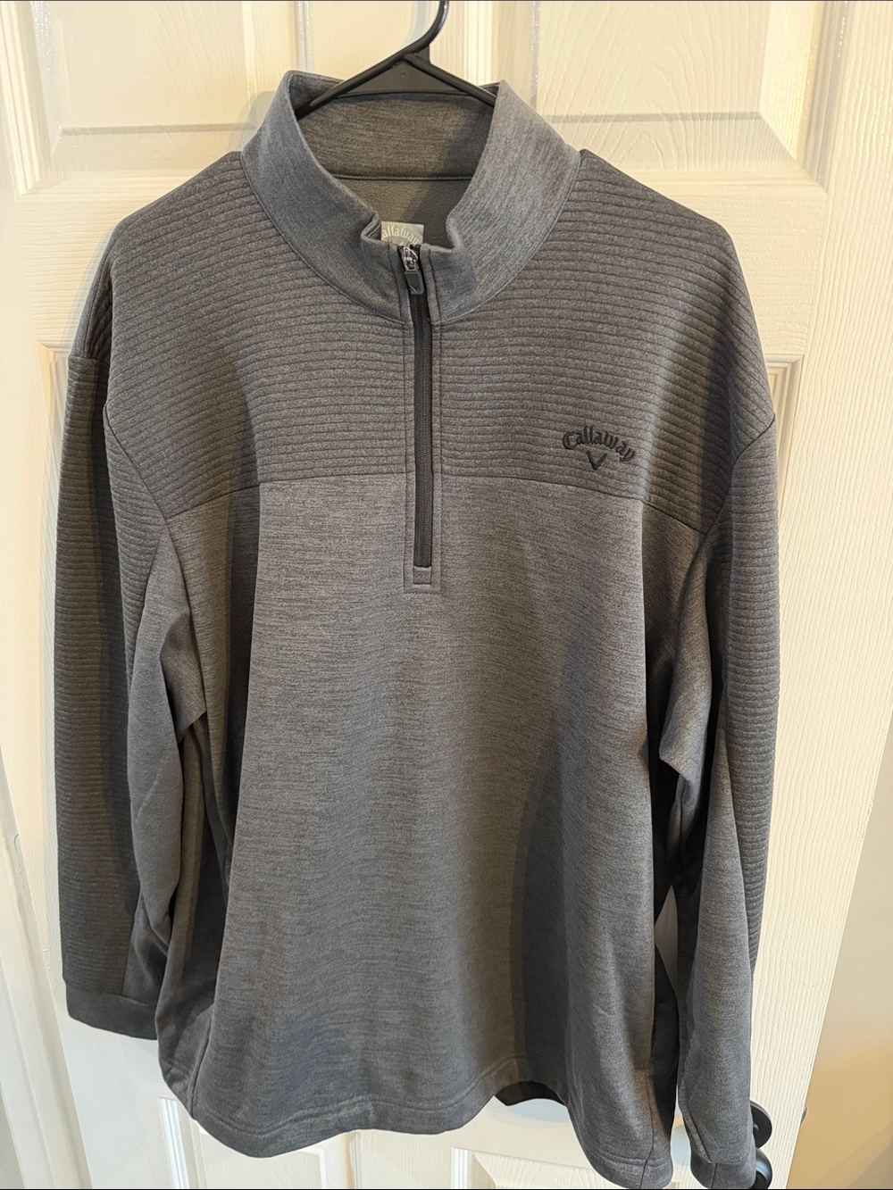 Callaway Men's Heather Gray Half-Zip Golf Pullover